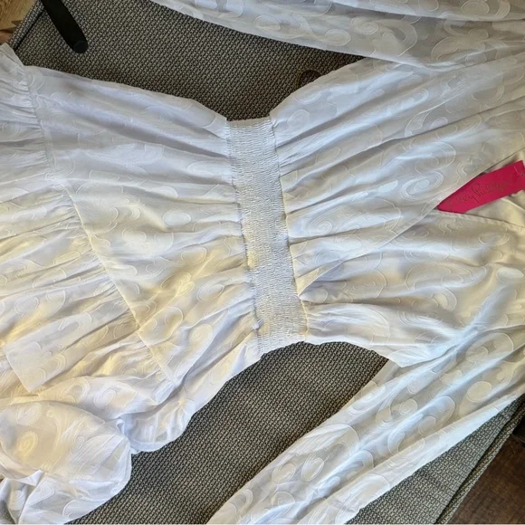 Lilly Pulitzer Resort White Long Sleeve Dress - Picture 8 of 9